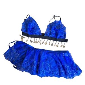 Her Pony The Label Festival Rave Jingle Bra and Boop Skirt Set 10